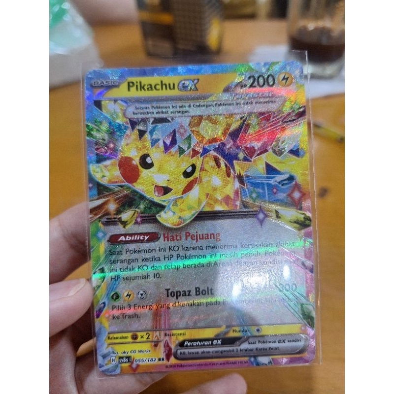 Pikachu EX RR Kartu Pokemon Pikachu EX RR