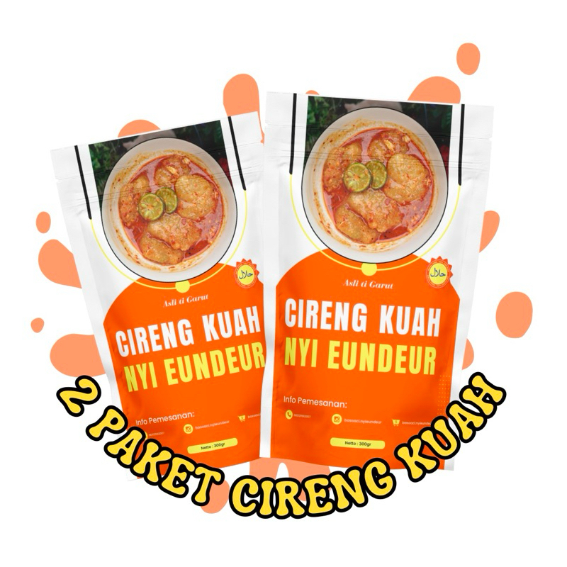 

2 Paket Cireng kuah Nyi Eundeur isi 20 [Bikin nagih…]