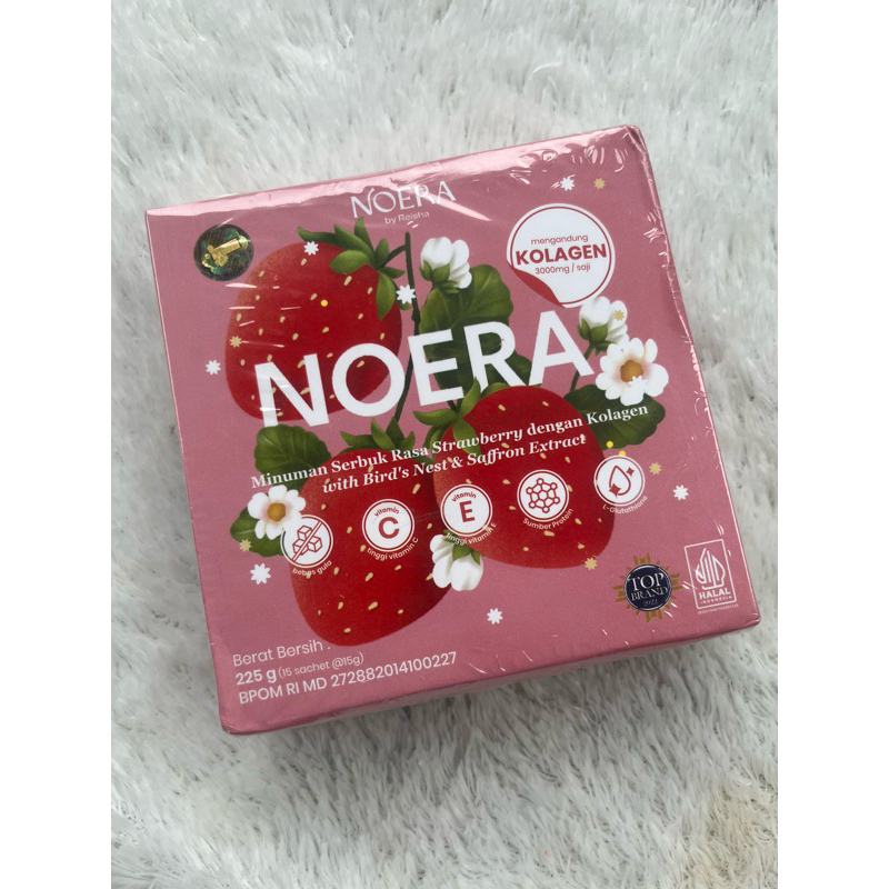 (ORI) NEW NOERA COLLAGEN DRINK STRAWBERRY ISI 15