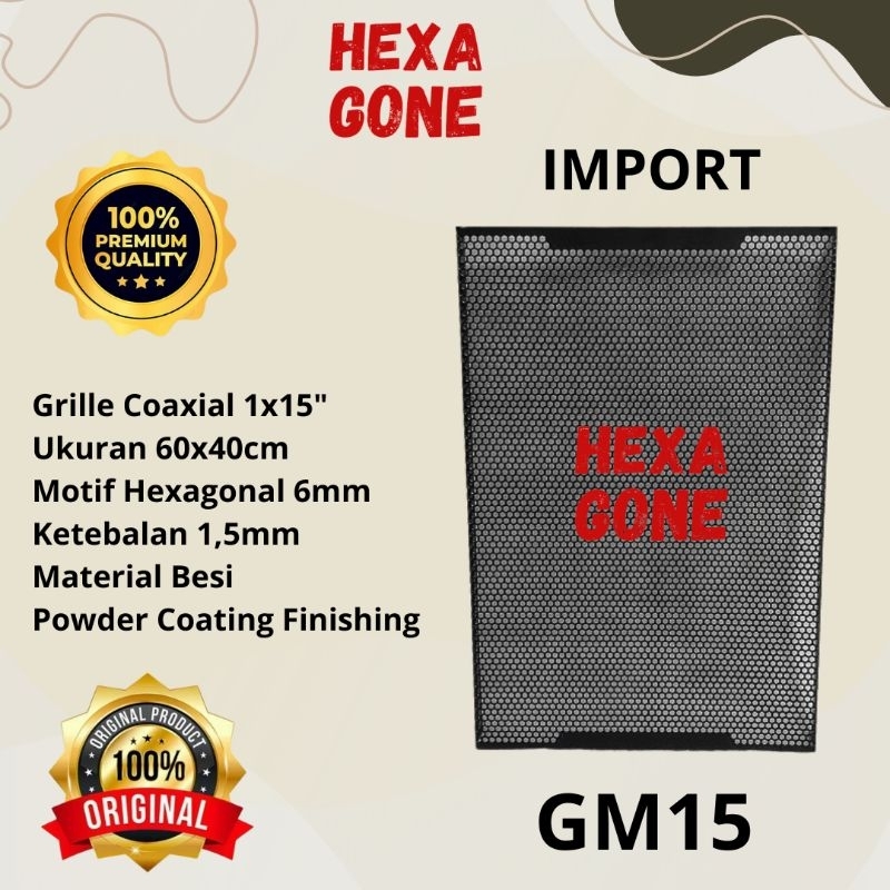 Grille ram speaker Coaxial 1x15" import
