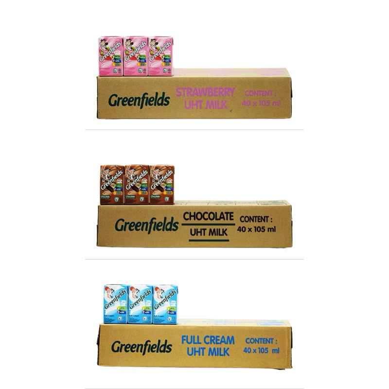 

Greenfields Susu UHT 40 x 105 ml / karton ( khusus sameday )