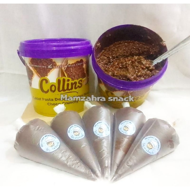 

Collins choco crunchy repack plastik 100gr TERLARIS selai