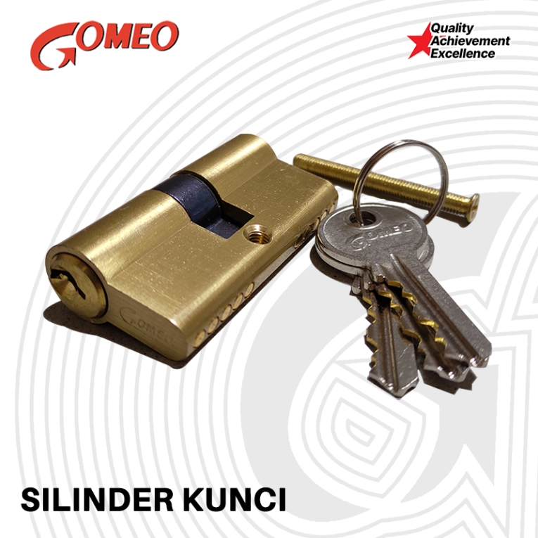 SILINDER KUNCI GOMEO SILINDER KUNCI KECIL GOMEO SILINDER KUNCI PINTU GOMEO CYLINDER PINTU TANGGUNG