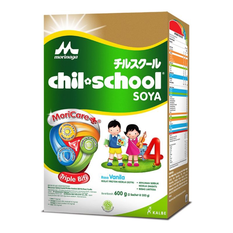 Morinaga Chil School Soya 4 Rasa Vanila 600gr