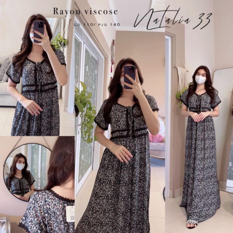 aisyahproduk | Fairuz Natalia Motif original by Fairuz | Dress cantiik