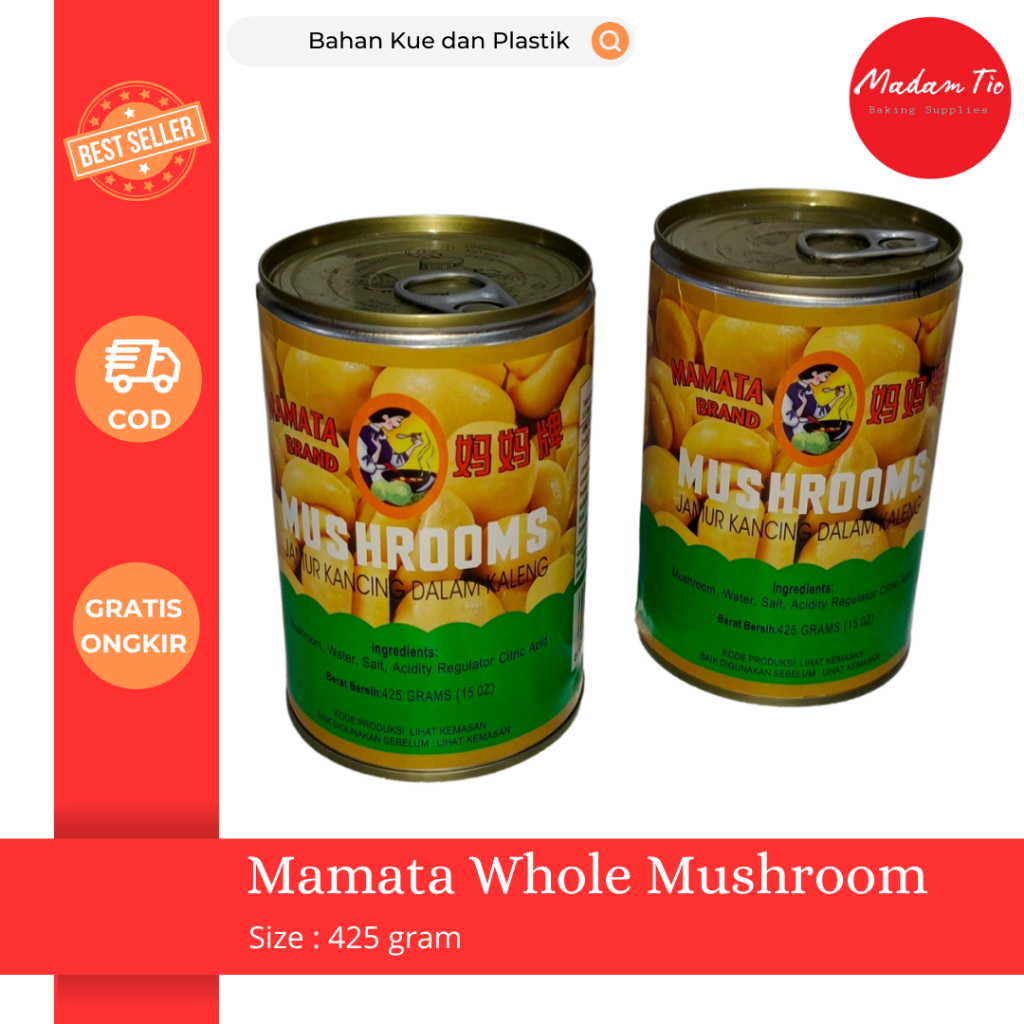

Mamata Whole Mushroom 425gr 1pcs