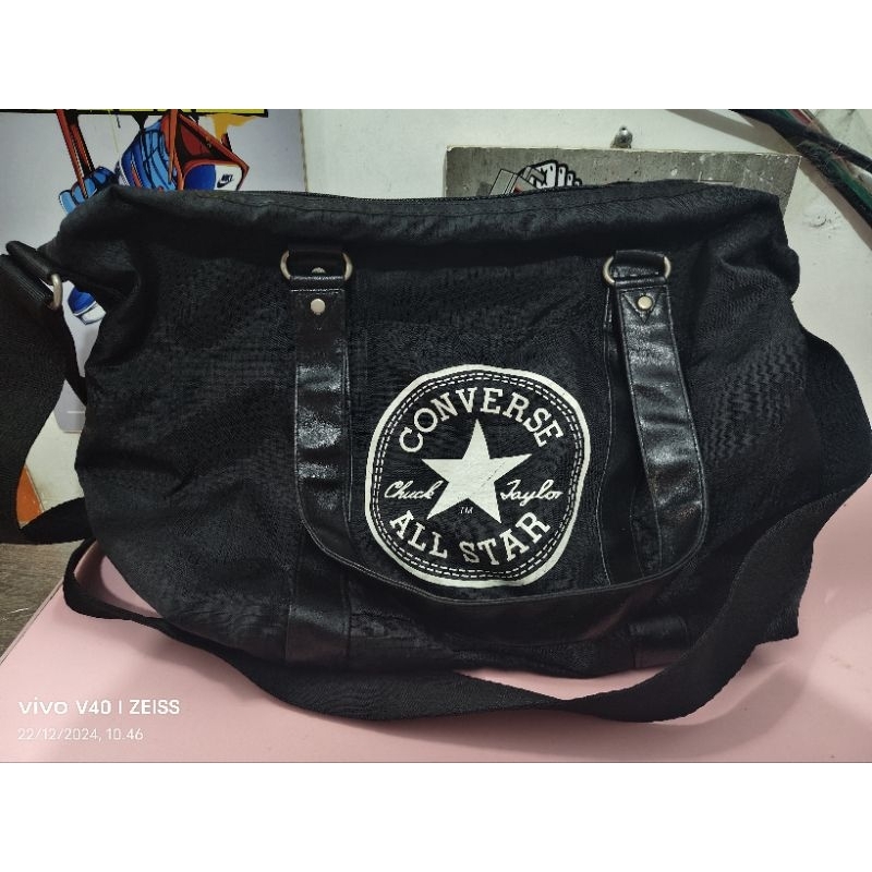 Tas Sling Selempang Tote Converse ORI Preloved