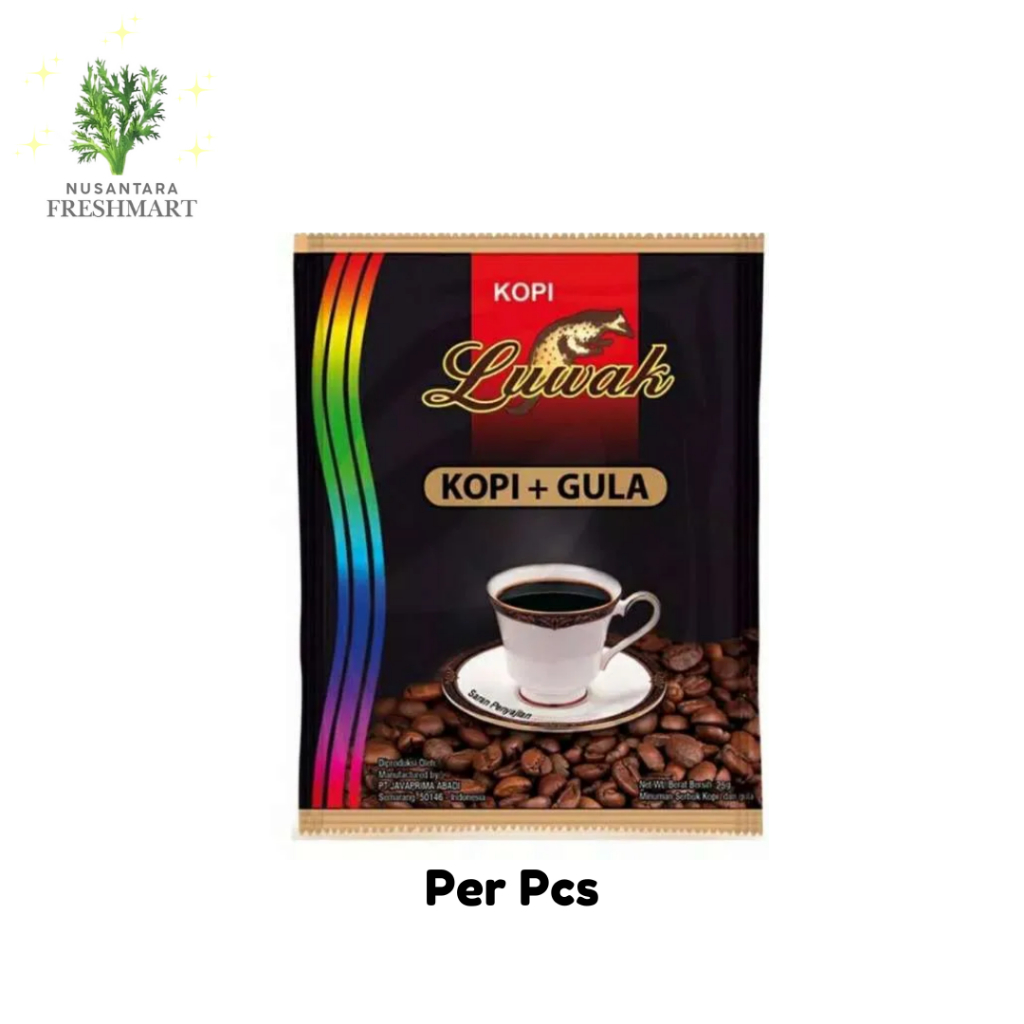 

[Nusantara Freshmart] Kopi Luwak Hitam + Gula Per Pcs/Sachet