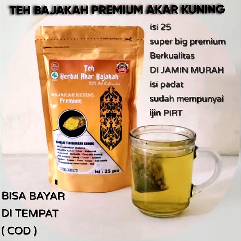 

Teh Celup Bajakah Kuning isi 25 kantong Asli Kalimantan