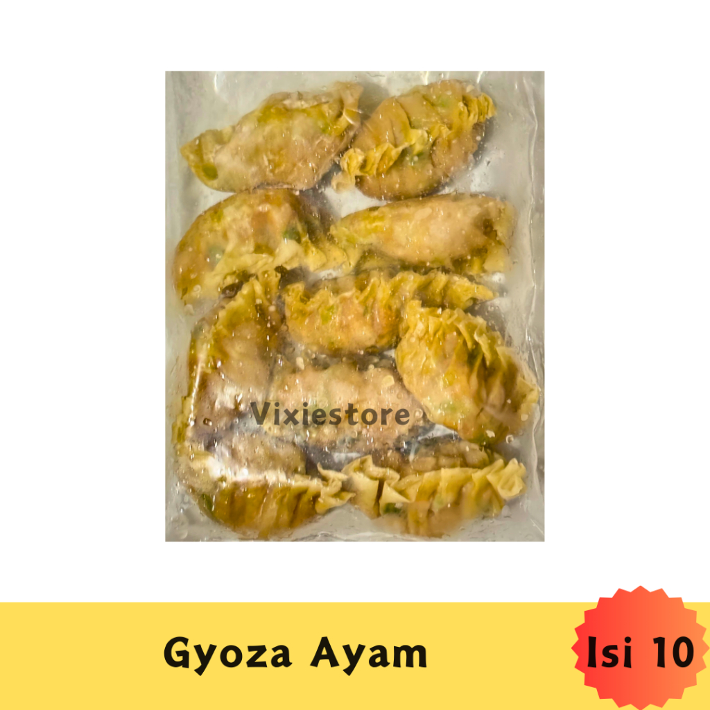

Gyoza Ayam Udang Sayur Isi 10