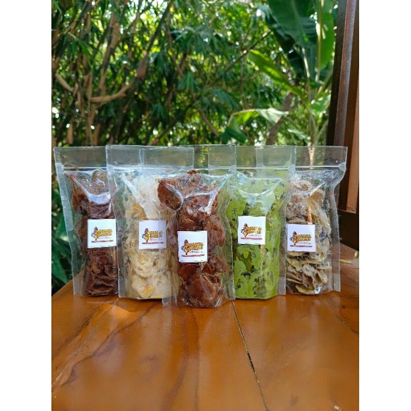 

(promo akhir tahun) 4 pouch kripik pisang aneka rasa