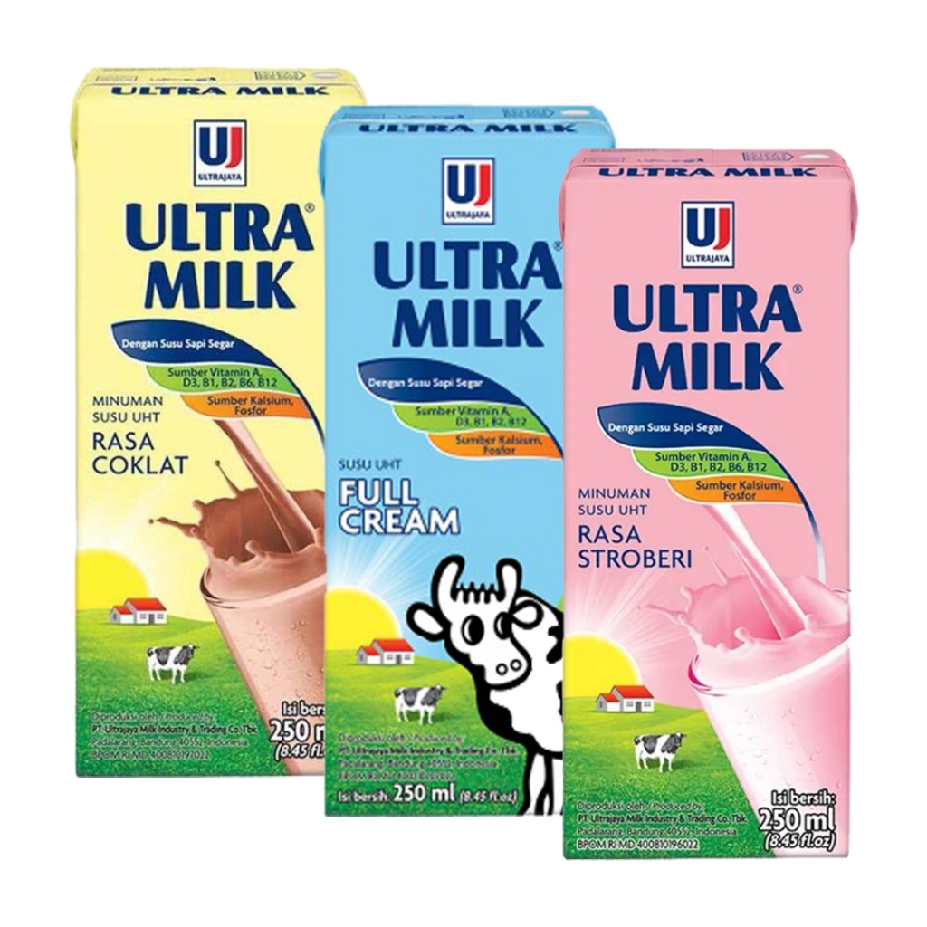 

Ultra Milk Susu UHT Kotak 250ml (Satuan)