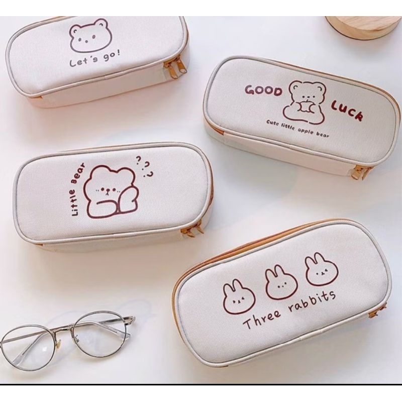 

Tempat Pensil Canvas Softcase Cute