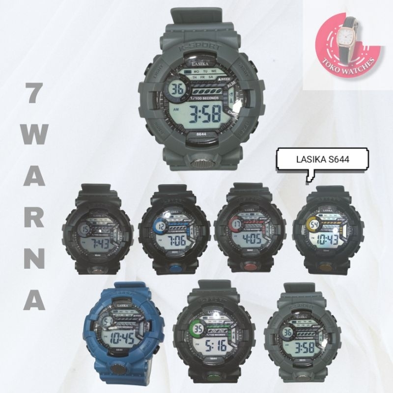 TOKO WATCHES - (ORI) JAM TANGAN PRIA LASIKA S644 ANTI AIR (TERMASUK BOX)