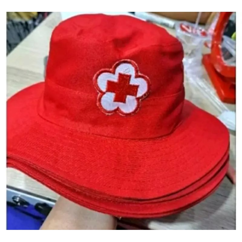 Topi rimba dewasa PMI/PMR Perlengkapan Palang Merah Indonesia