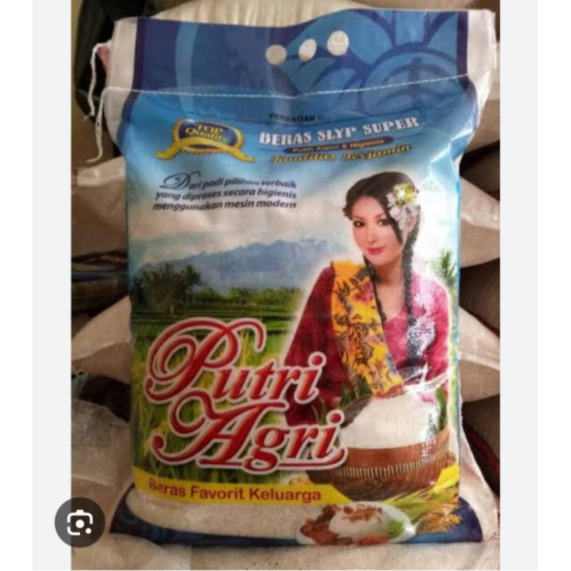 

Beras merek putri Agri 10kg
