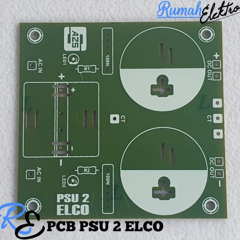 PCB PSU 2 ELCO DIODA KOTAK ATAU DIODA SISIR