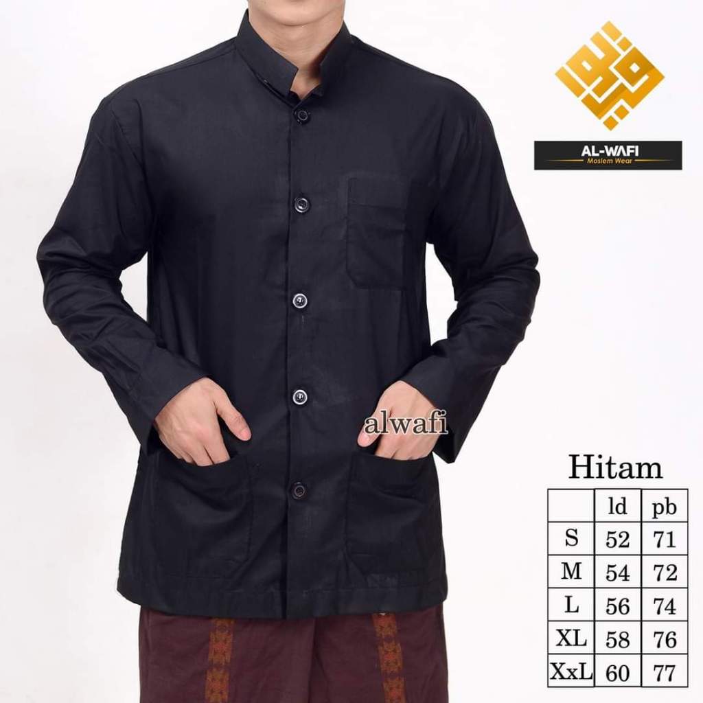 PROMO TERBARU KOKO HAIBAH AMMU ORIGINAL PREMIUM SEMI JAS SAKU DEPAN BAHAN KATUN MADINAH ALWAFI