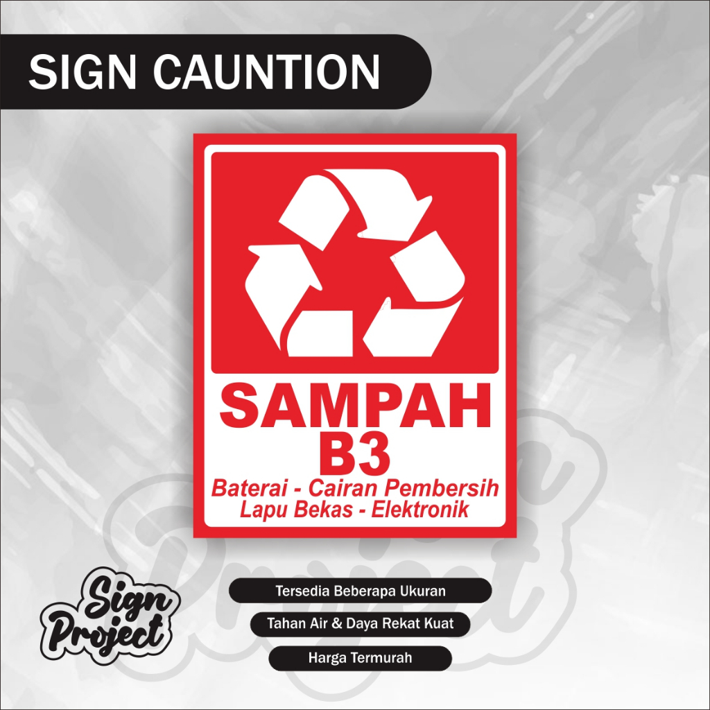 

Sign Sticker limbah b3 / Sign Sticker sampah b3 / stiker sampah b3 / stiker sampah organik anorganik / stiker medis / stiker sampah Sampah Medis Dokter Puskesmas Kesehatan