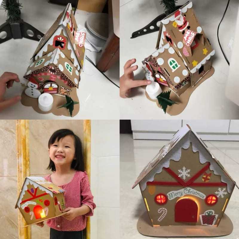 Christmas Houseboard DIY / hiasan natal / Xmas decoration