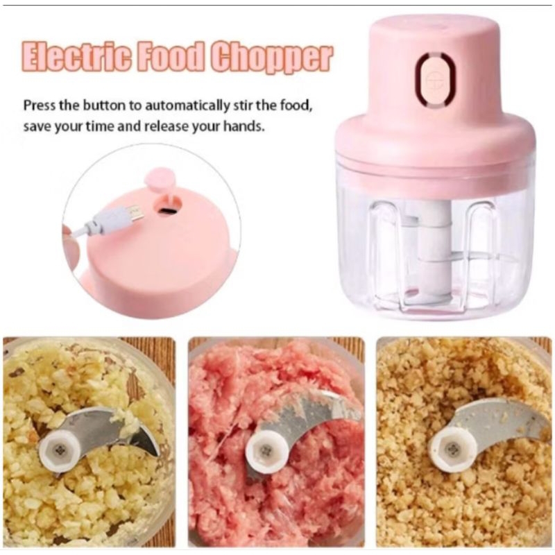 Blender Portable Elektrik Tanpa Kabel - Blender Elektrik Mini - Mini Chopper Blender cas mini