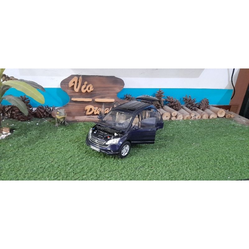 Diecast Miniatur Honda CRV 2010 dark.purple skala 1:18