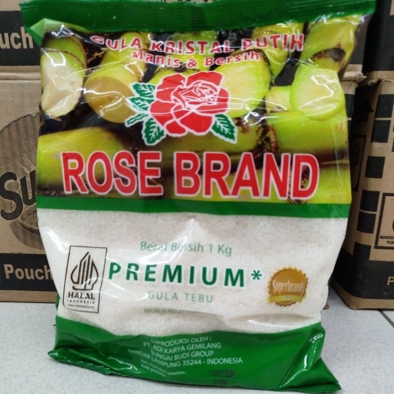 

gula pasir rose brand kemasan 1kg