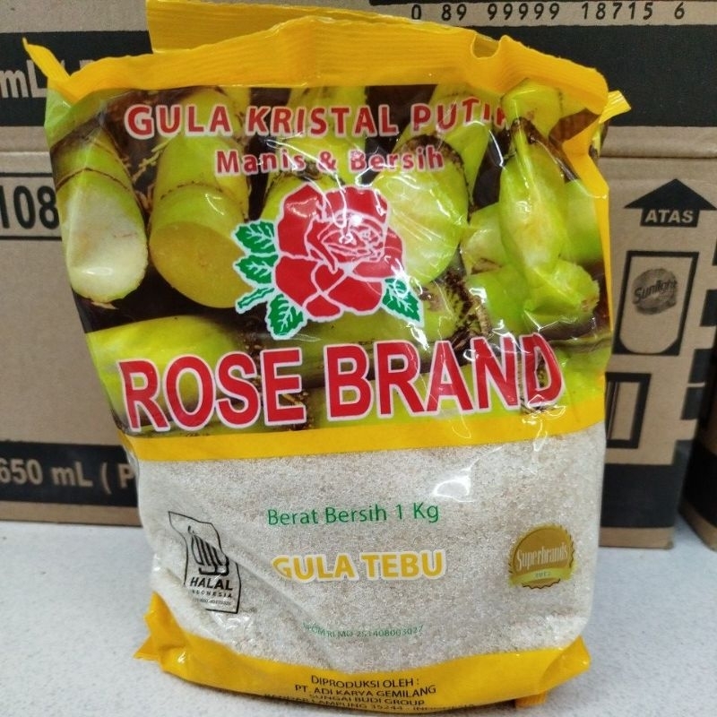 

gula pasir rose brand kemasan 1kg