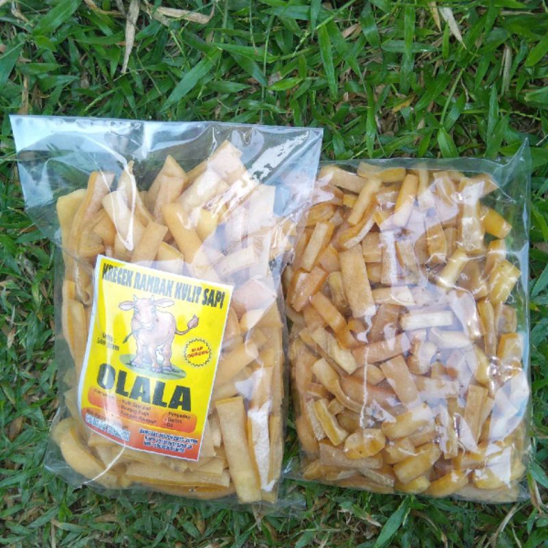 

PAKET 1 KG MIX KERUPUK KRECEK RAMBAK KULIT SAPI ASLI STIK BESAR 500gr+STIK KAPSUL 500gr krupuk kulit