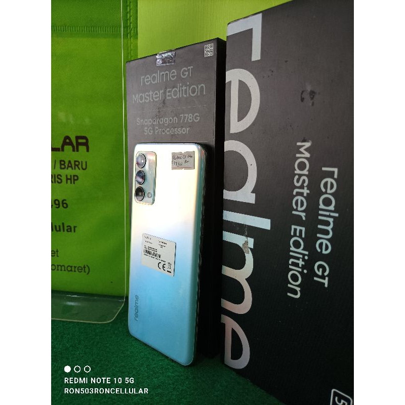 Realme GT MASTER EDITION ram 8/256 Second bekas normal