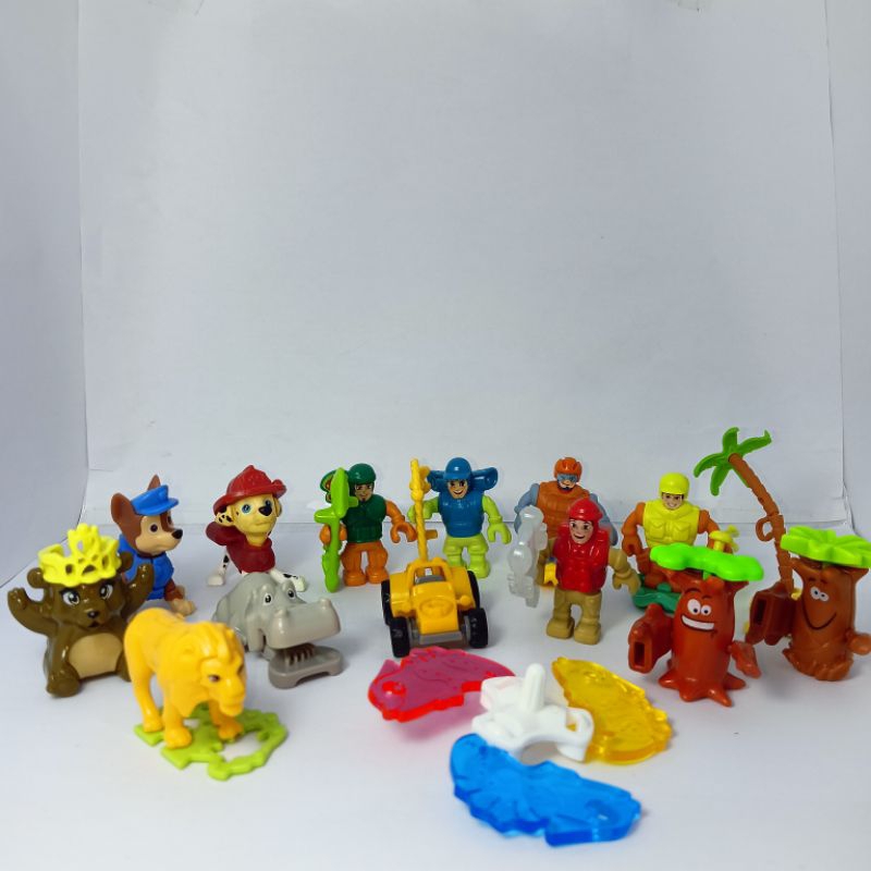 MAINAN KINDER JOY MIX SET #1 - PRELOVED - SECOND - TOYS - MCD HAPPY MEAL - KFC CHAKI MEAL - FIGURE