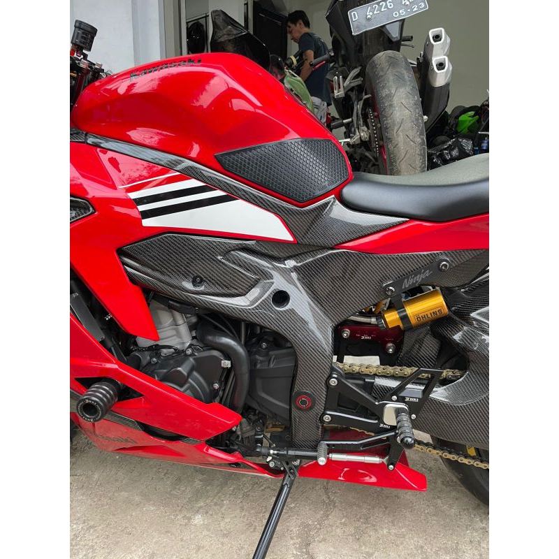 cover rangka carbon kevlar zx25R & zx25RR