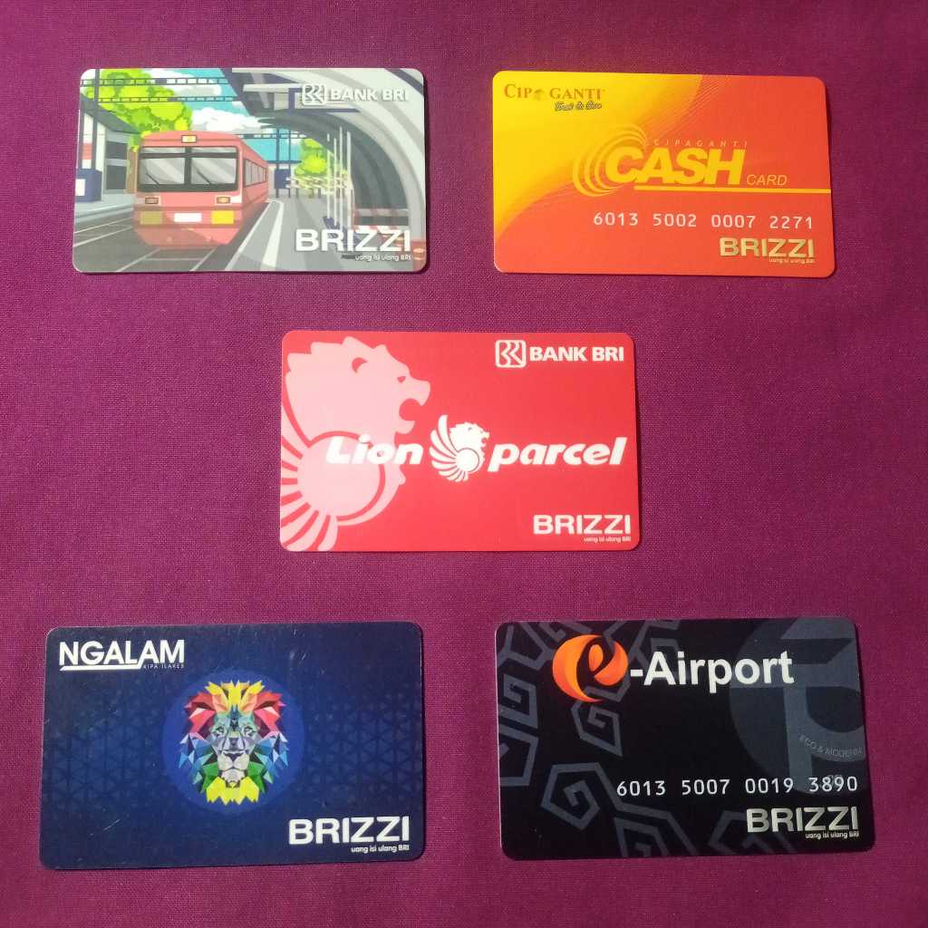 kartu elektronik brizzi bank BRI emoney baru