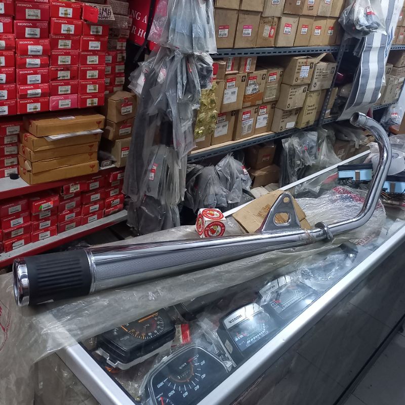 MUFFLER EXHAUST KNALPOT HONDA GLMAX GLPRO GL MAX PRO NEOTECH ORIGINAL ORI HM KEG 18300-KEG-900