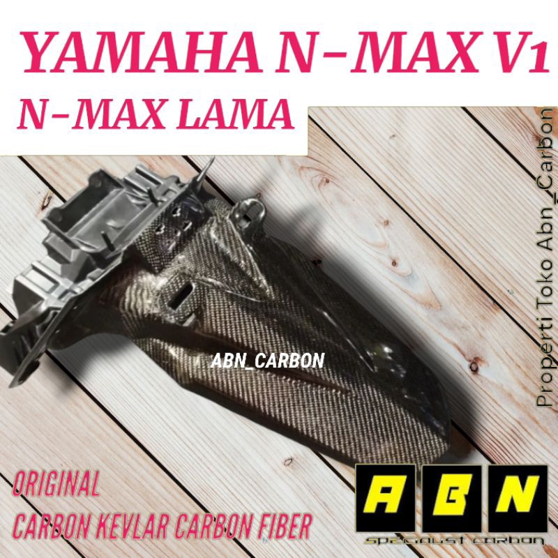 Spakbor Belakang Nmax lama Karbon Kevlar Karbon Fiber Rear Fender Nmax lama Karbon Kevlar Karbon Fib