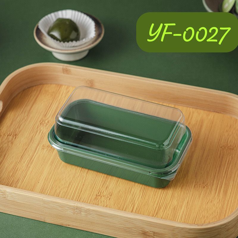 KOTAK KUE PANJANG MIKA PLASTIK KOTAK BOLU GULUNG ROTI DLL YF-0027