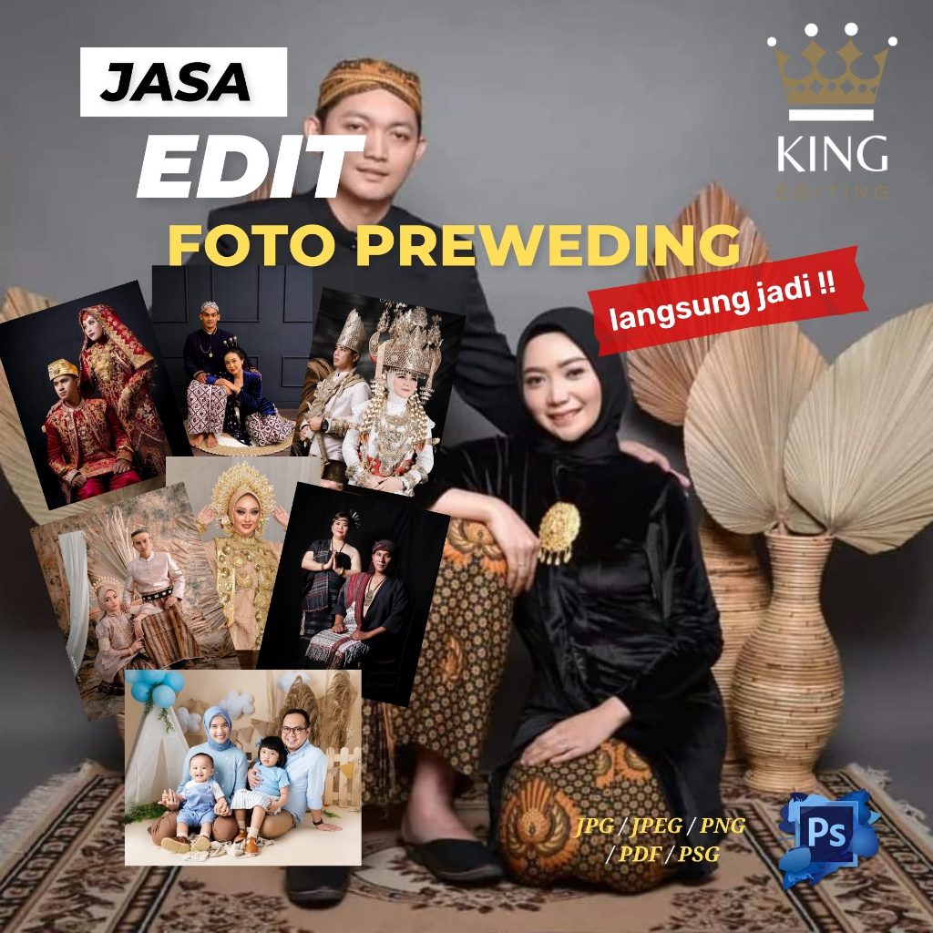 Ganti baground foto keluarga / foto wedding / foto wisuda / foto ultah / foto acara