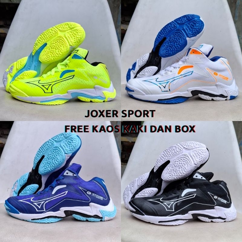 Sepatu Voli Pria dan Wanita Spatu Voly Mizuno Wlz 8 Low Terlaris Septu Olahraga Cowok Cewek