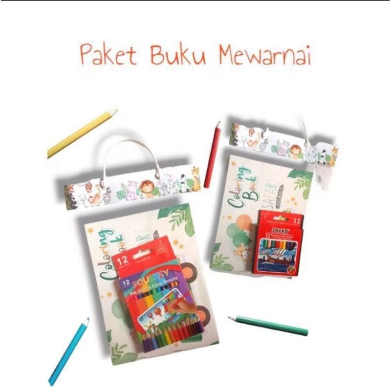 

PAKET BUKU MEWARNAI DAN PENSIL WARNA SOUVENIR ULTAH