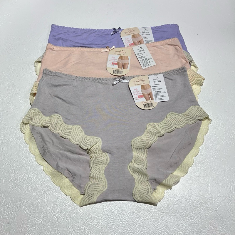 Young Hearts Panty Midi Seamless YP0698 size L