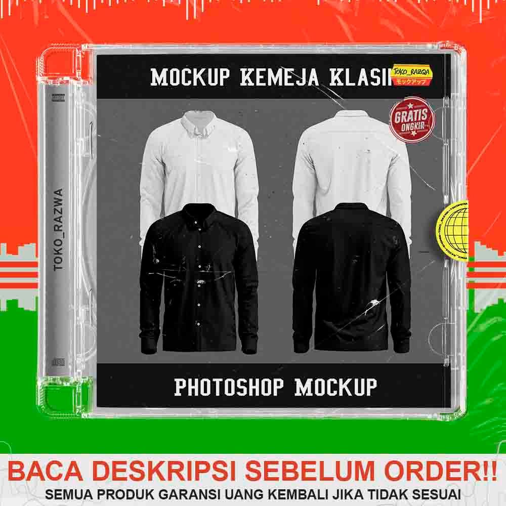 Photoshop Mockup - Mockup Kemeja Klasik - 122024