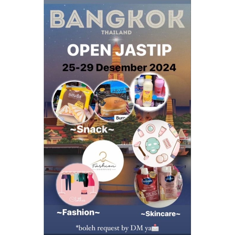 

Open Jastip Bangkok Fashion Skincare
