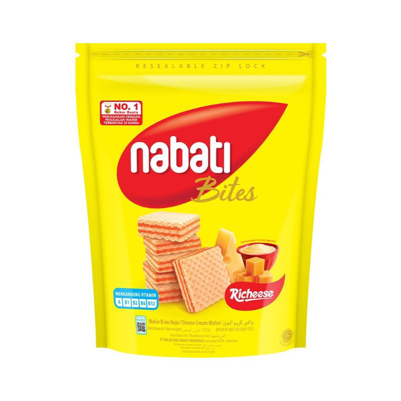 

Nabati Bites Richeese 100g Nabati Wafer Richeese