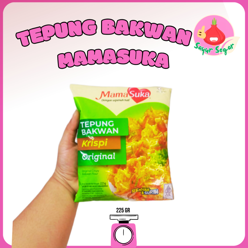

Sayur Segar - MamaSuka Tepung Bakwan Krispi Original 225 gr