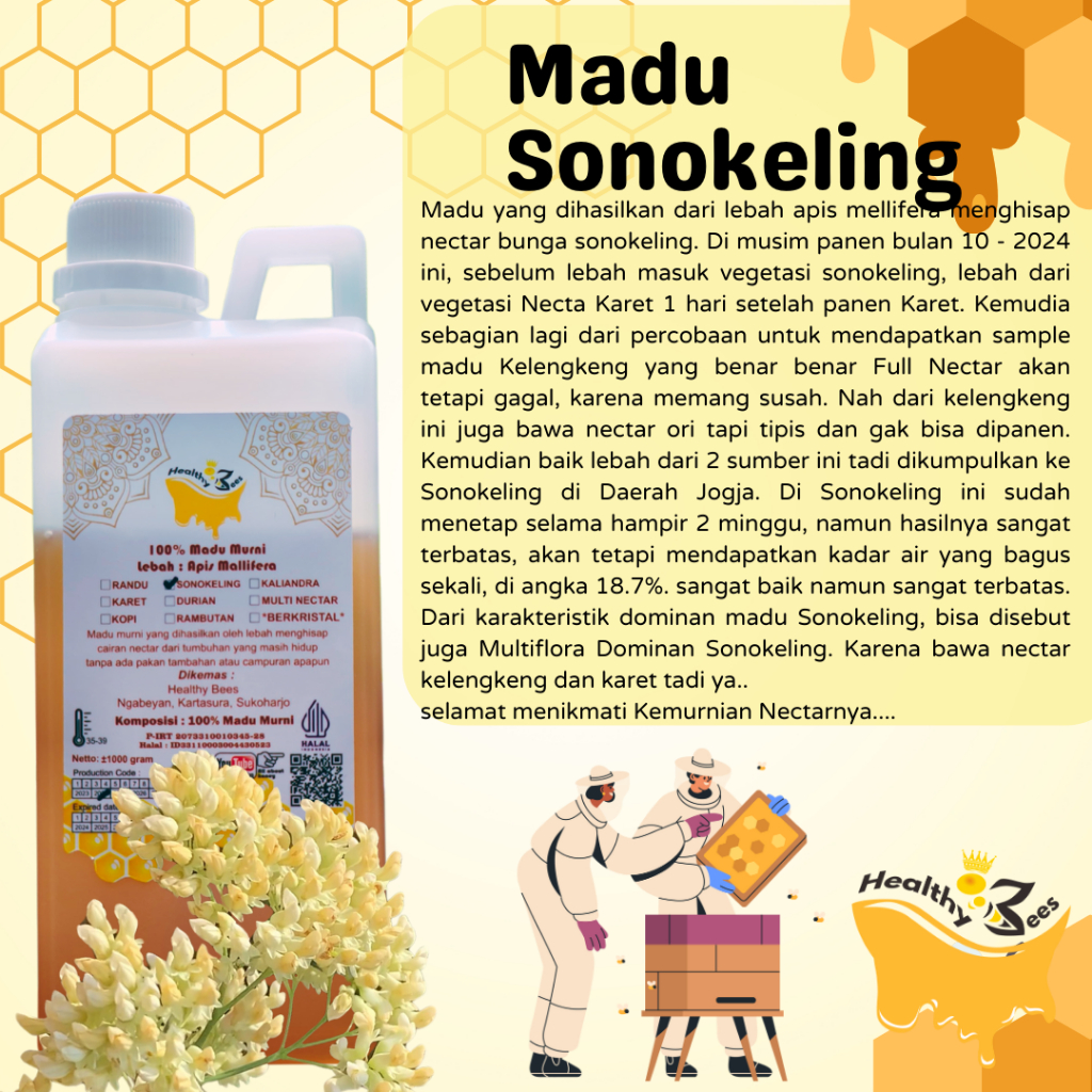 

Madu Sonokeling Full Nectar