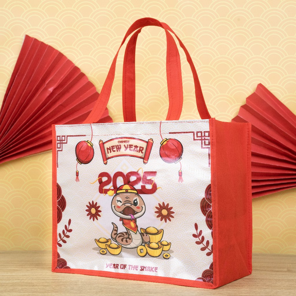 

Tas Imlek / Goodie Bag READY STOK LANDSCAPE DAN POTRAIT (T25 X P30 X L13 / T30 X P25 X L13)
