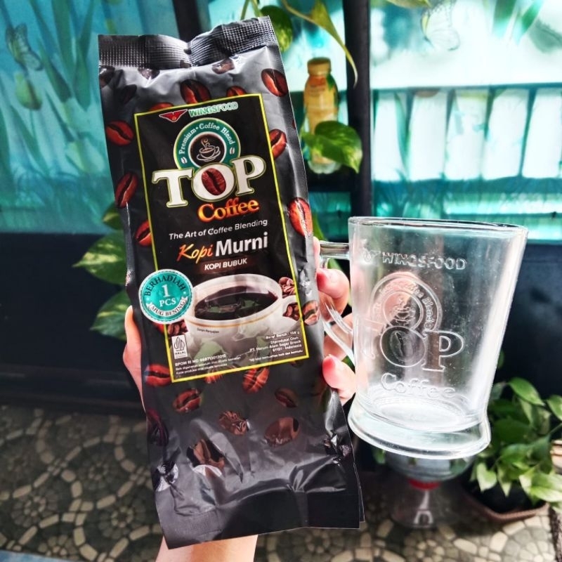 

Top Kopi Murni Kopi Bubuk Top Coffe 158gram