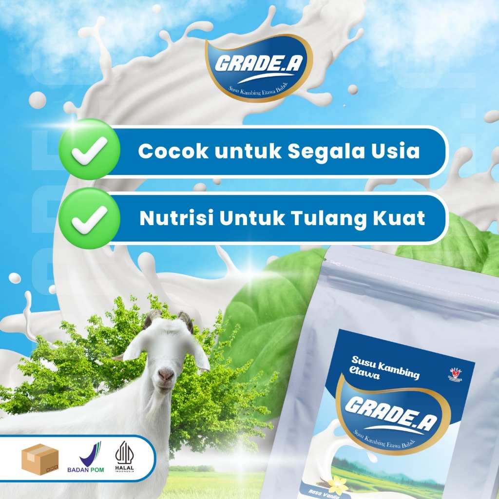 

SUSU KAMBING ETAWA GRADE A VANILA 500GR