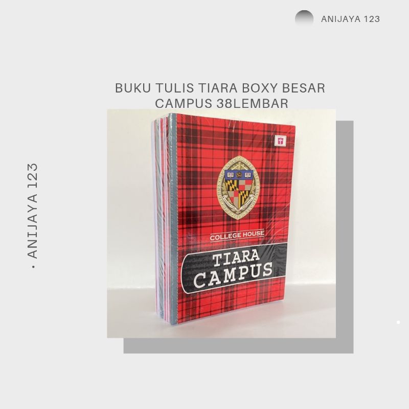 

BUKU TULIS TIARA BOXY BESAR CAMPUS 38LEMBAR