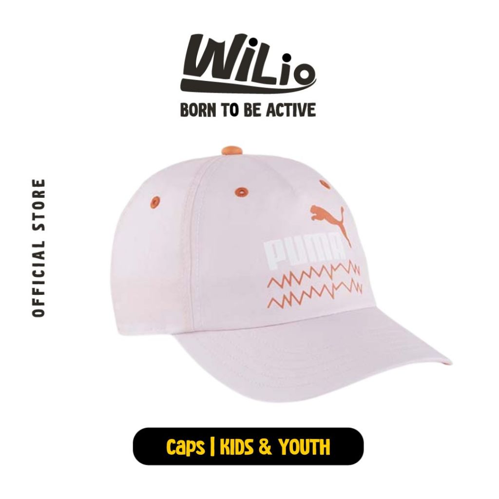PUMA Mixmatch Pinch Panel Cap 2479902 - Topi Anak (Pink)